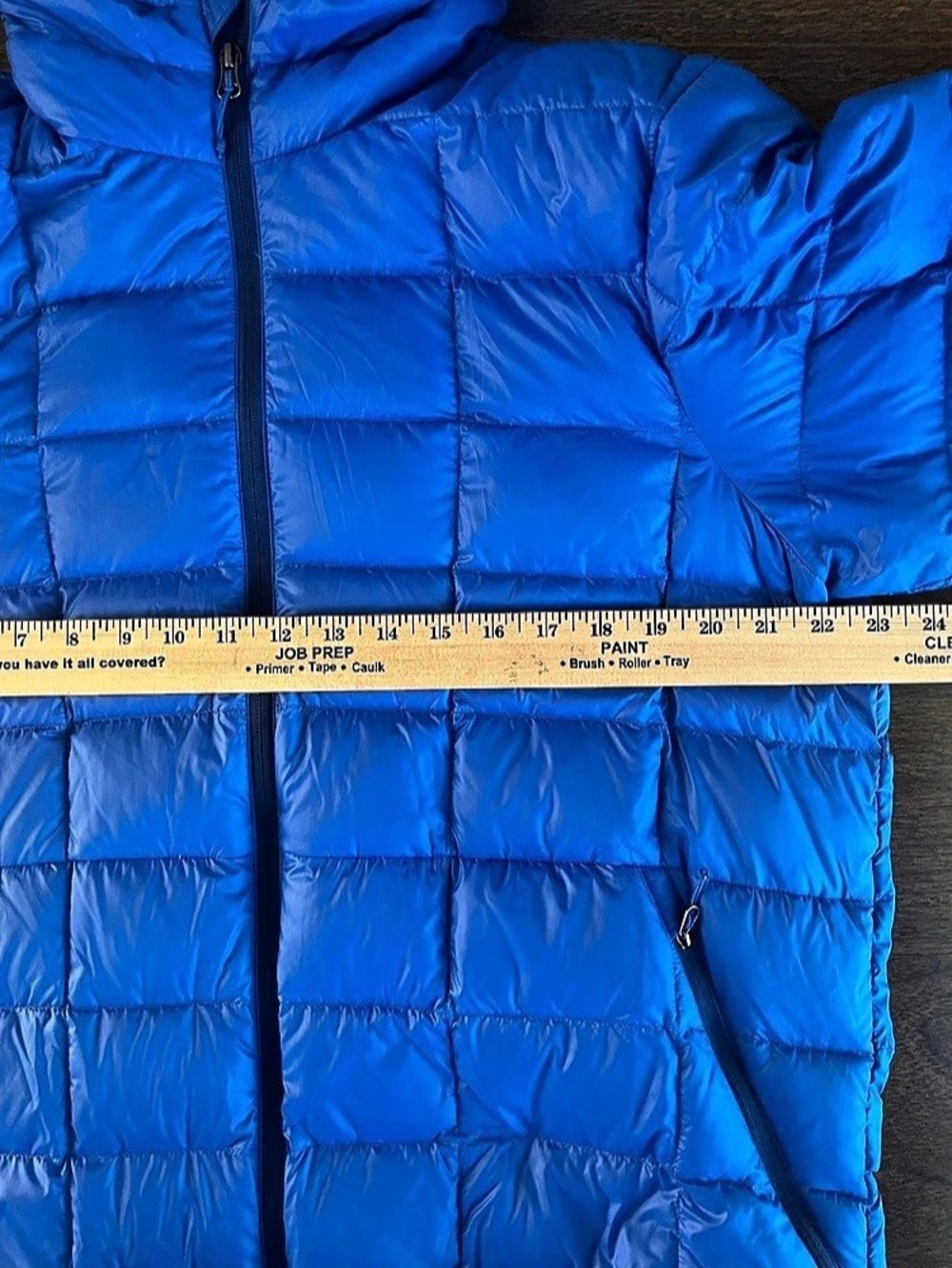 REI Co-Op 650 Hooded 2.0 Mens Large Blue Packable Puffer Jacket Hiking Outdoor - Picture 4 of 9